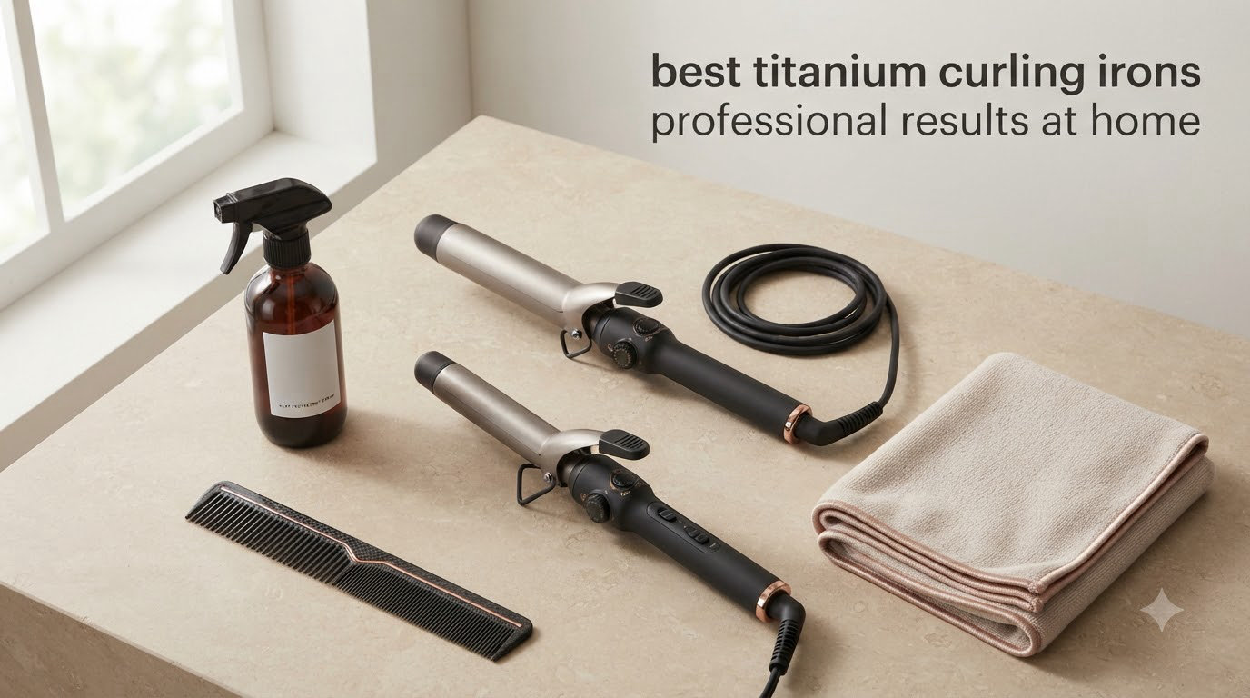 best titanium curling irons professional results at home