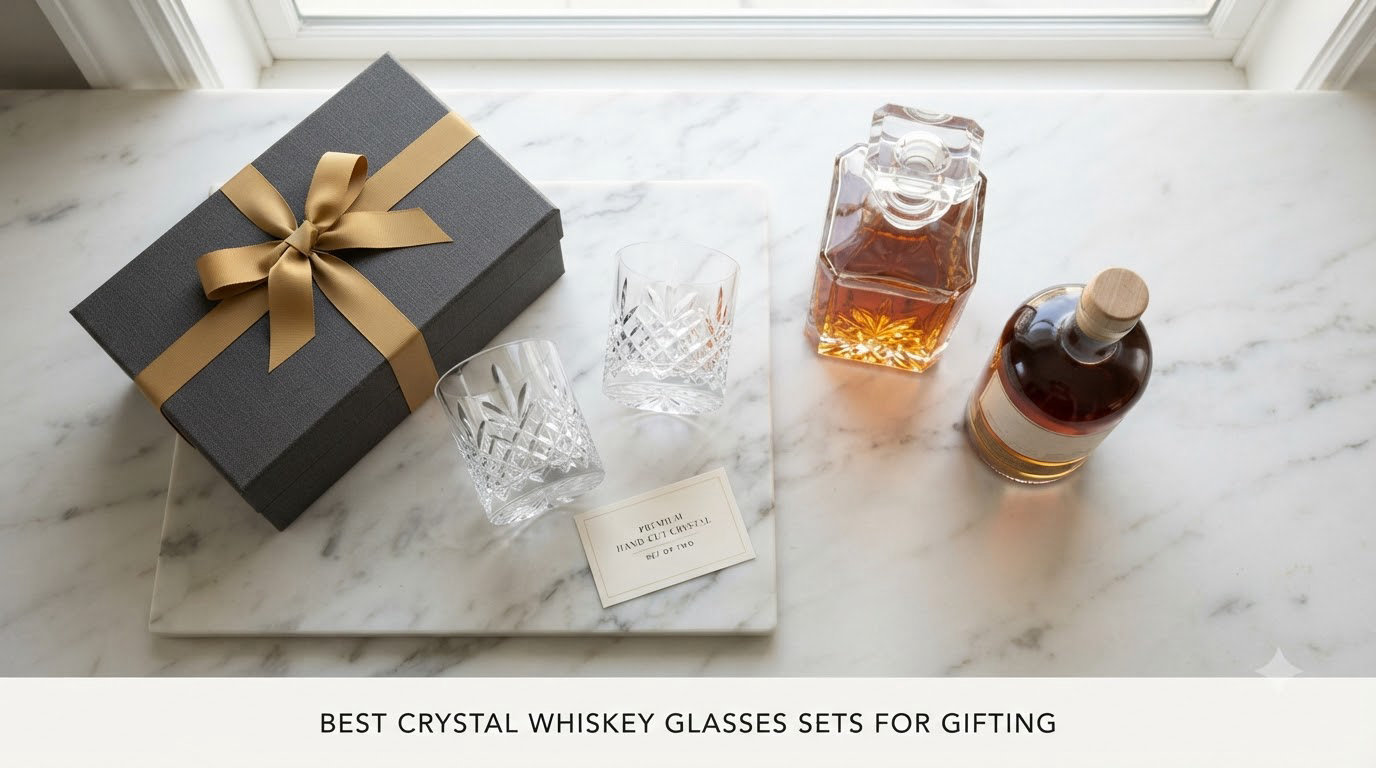 best crystal whiskey glasses sets for gifting