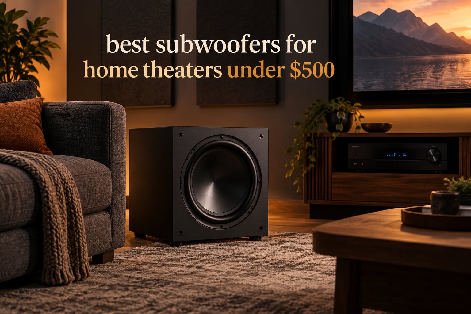 best subwoofers for home theaters under $500
