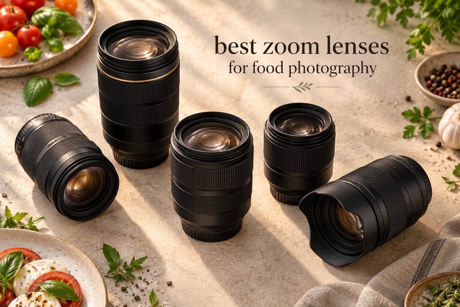 best zoom lenses for food photography