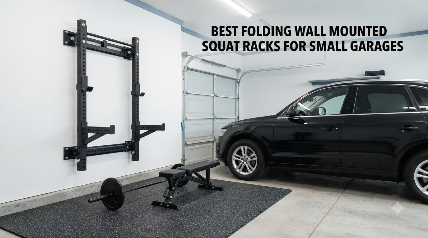 best folding wall mounted squat racks for small garages
