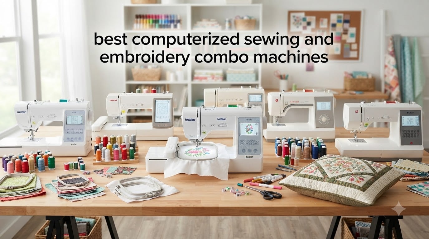 best computerized sewing and embroidery combo machines
