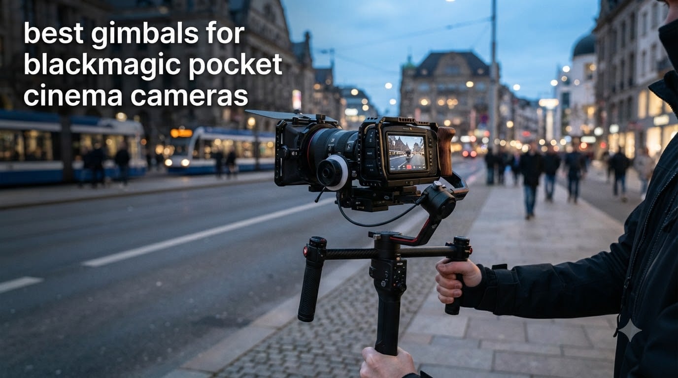 best gimbals for blackmagic pocket cinema cameras