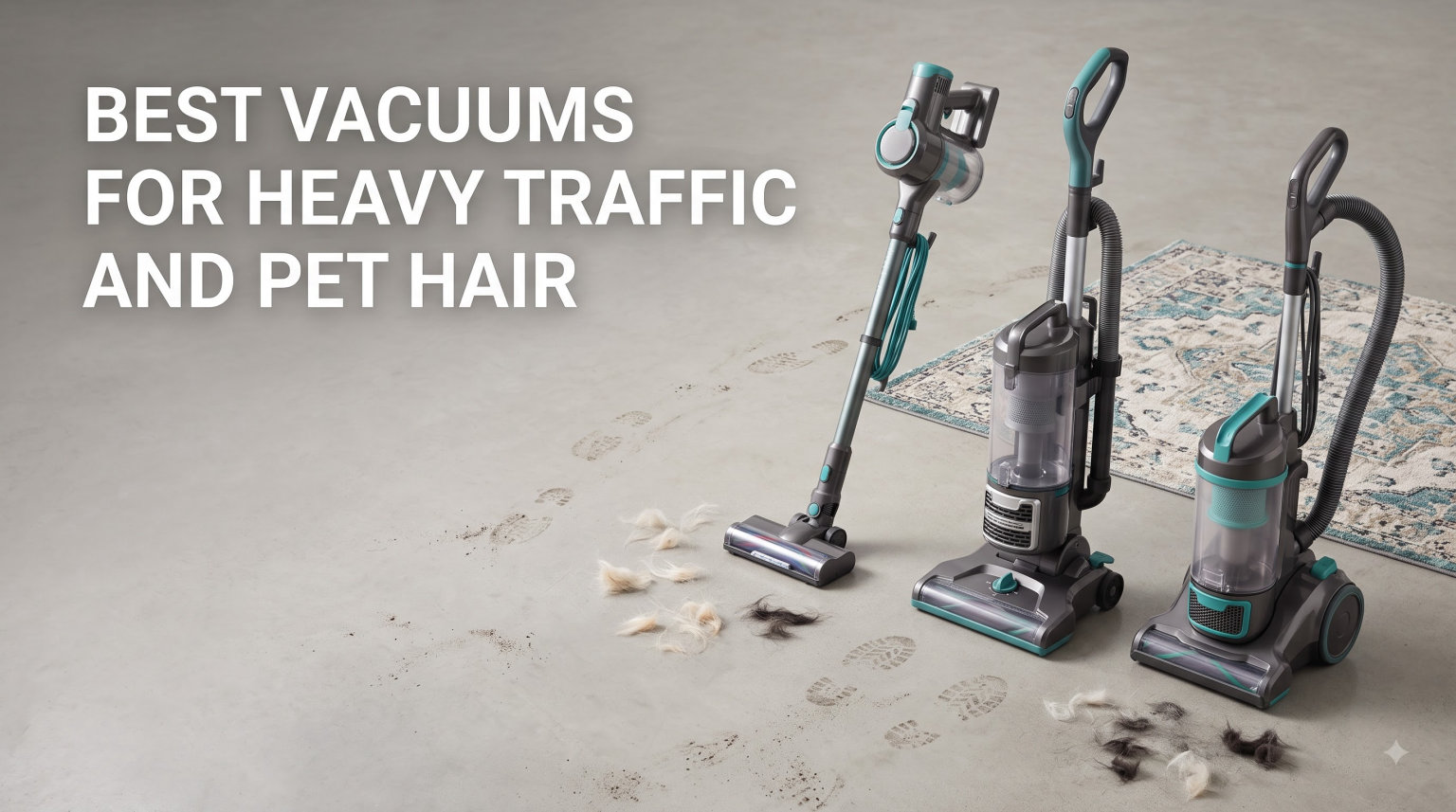 best vacuums for heavy traffic and pet hair