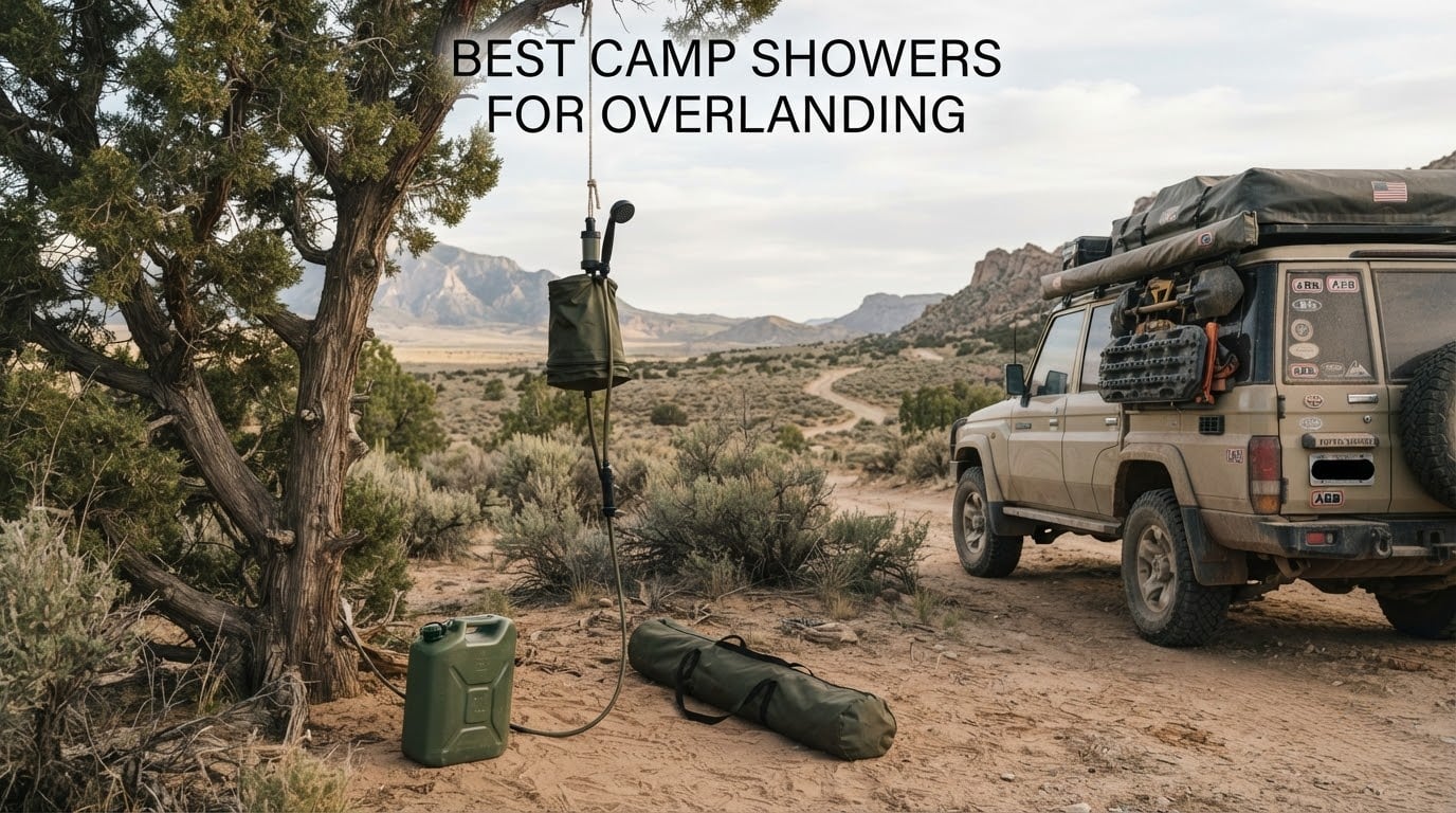 best camp showers for overlanding