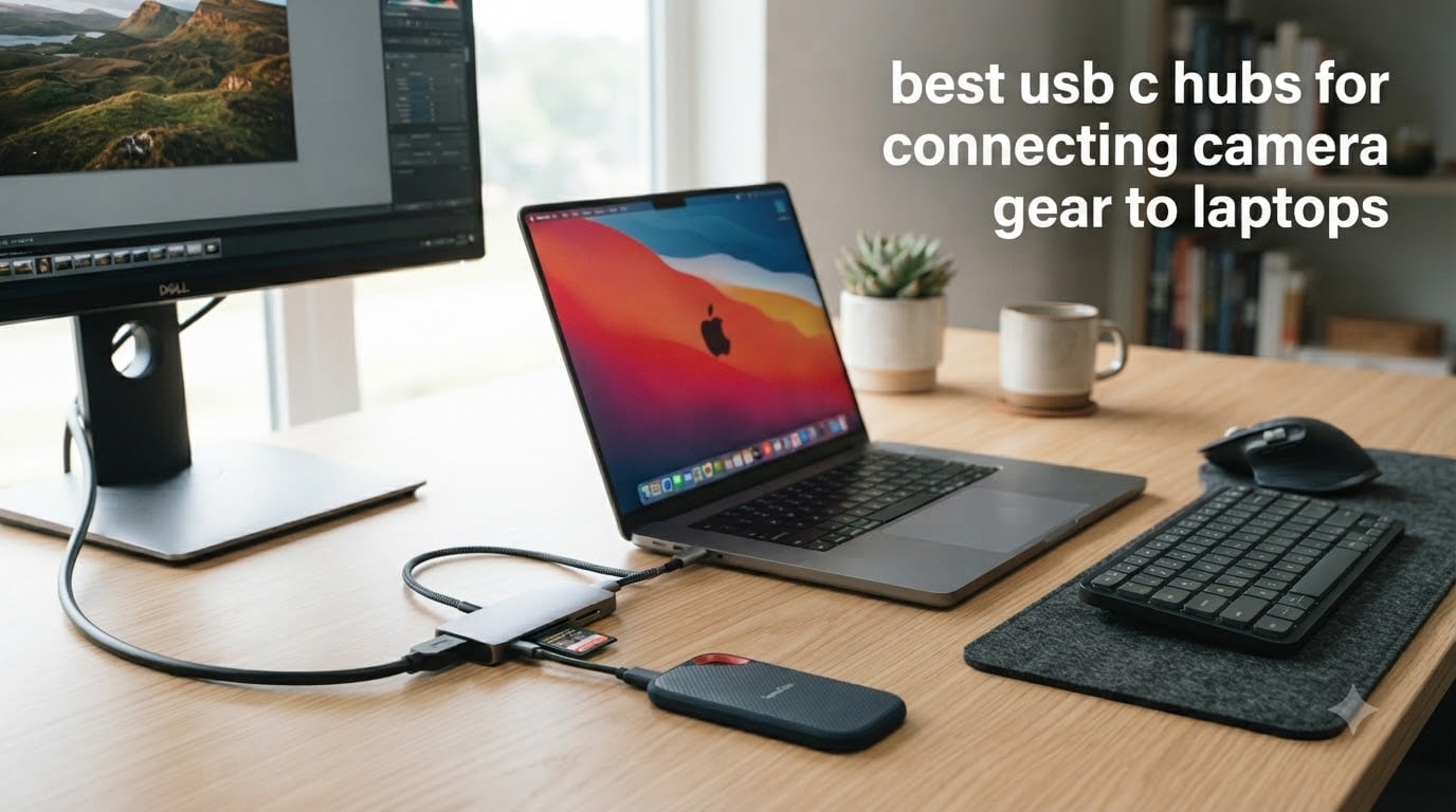 best usb c hubs for connecting camera gear to laptops
