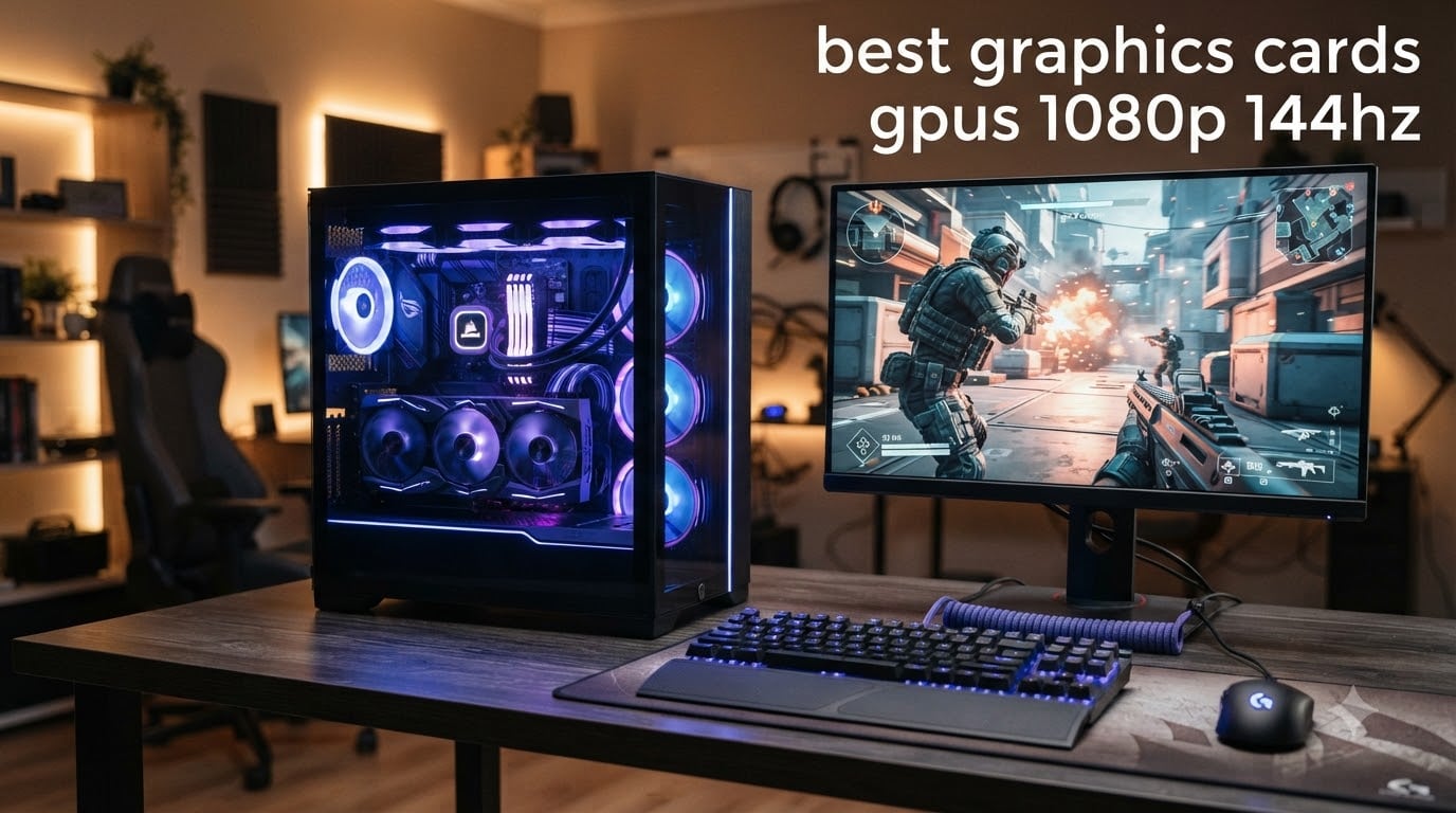 best graphics cards gpus 1080p 144hz