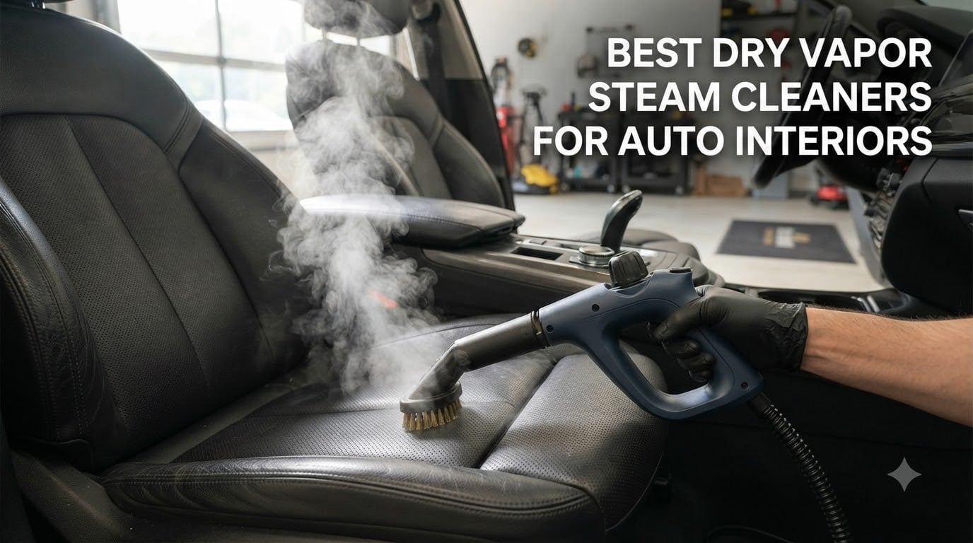 best dry vapor steam cleaners for auto interiors