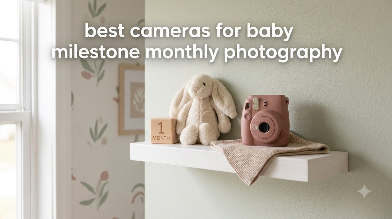 best cameras for baby milestone monthly photography