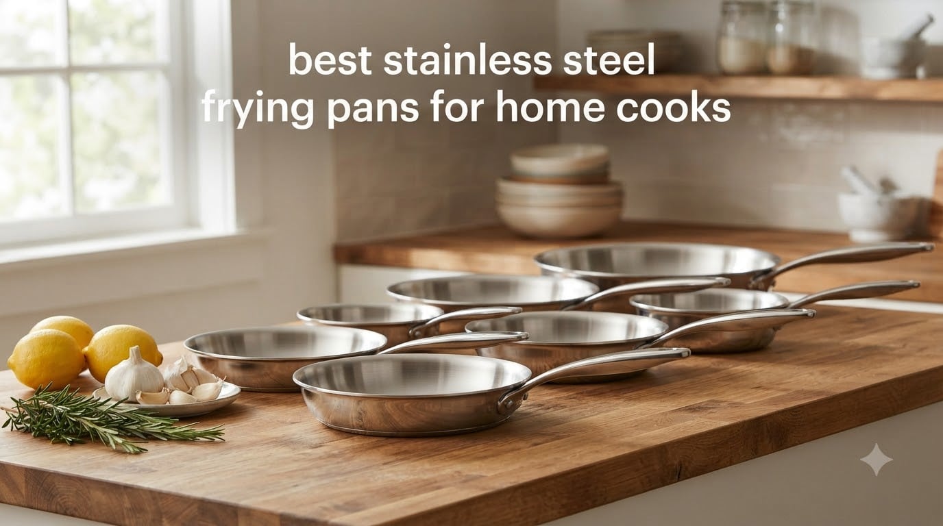 best stainless steel frying pans for home cooks
