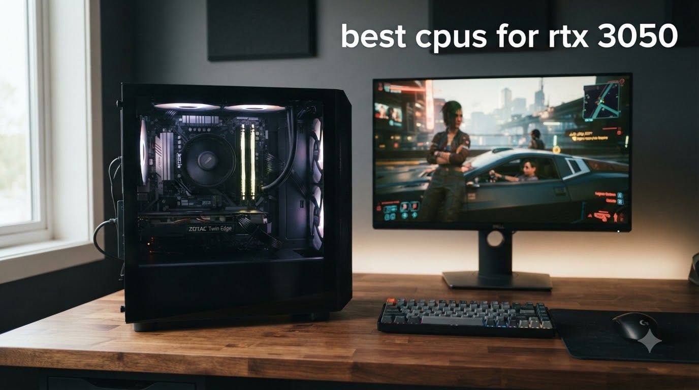 best cpus for rtx 3050