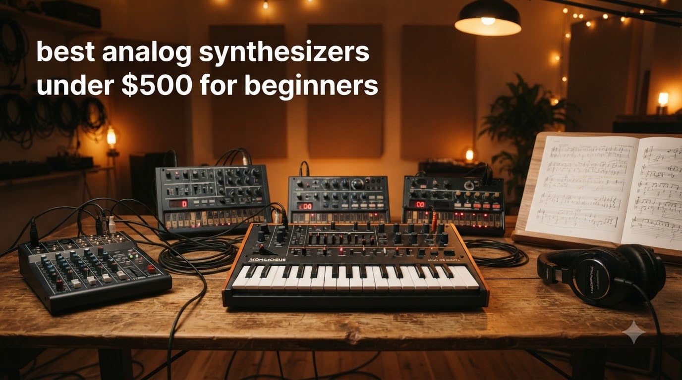 best analog synthesizers under $500 for beginners