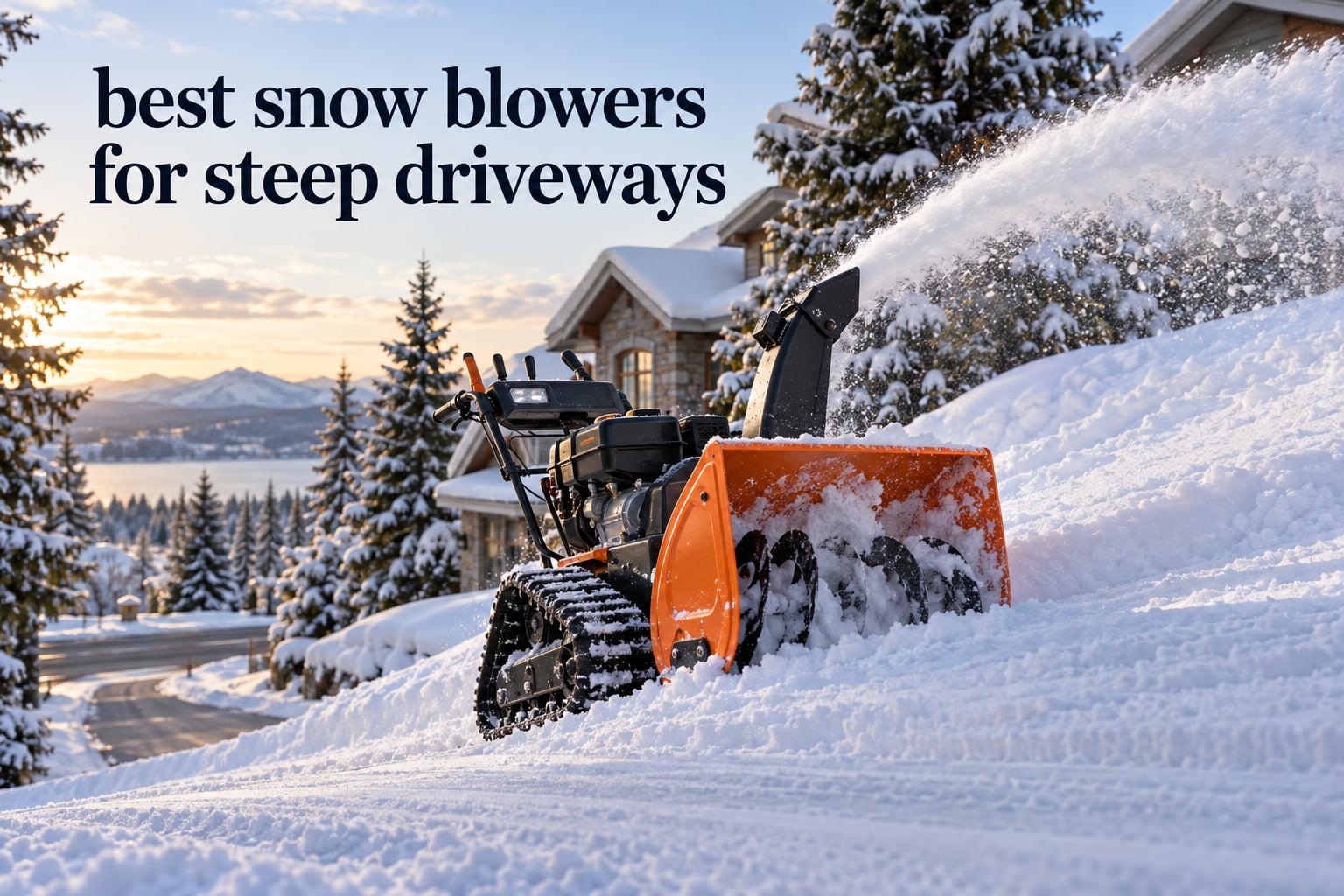best snow blowers for steep driveways