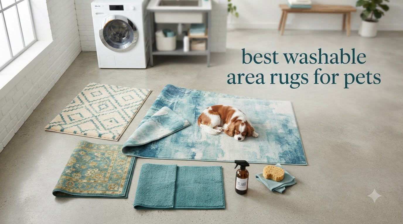 best washable area rugs for pets