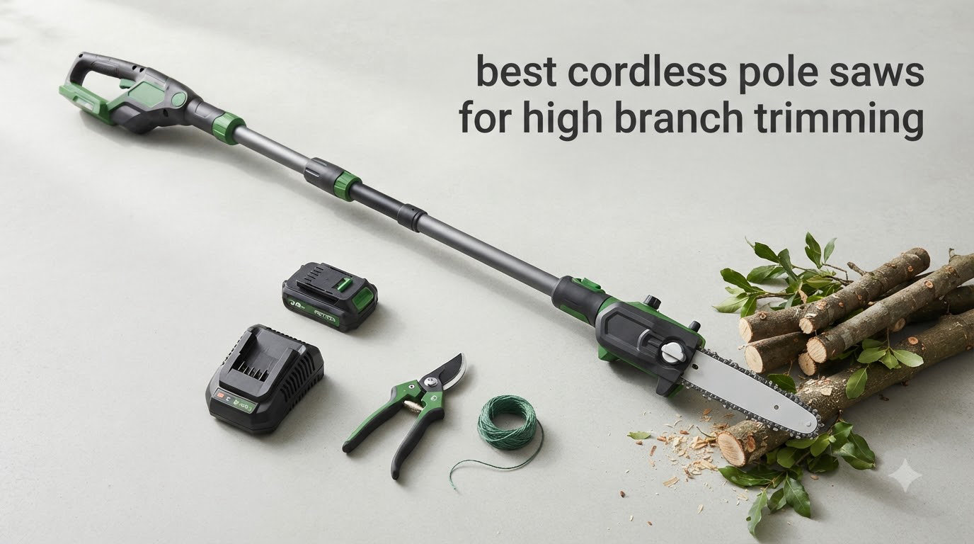 best cordless pole saws for high branch trimming