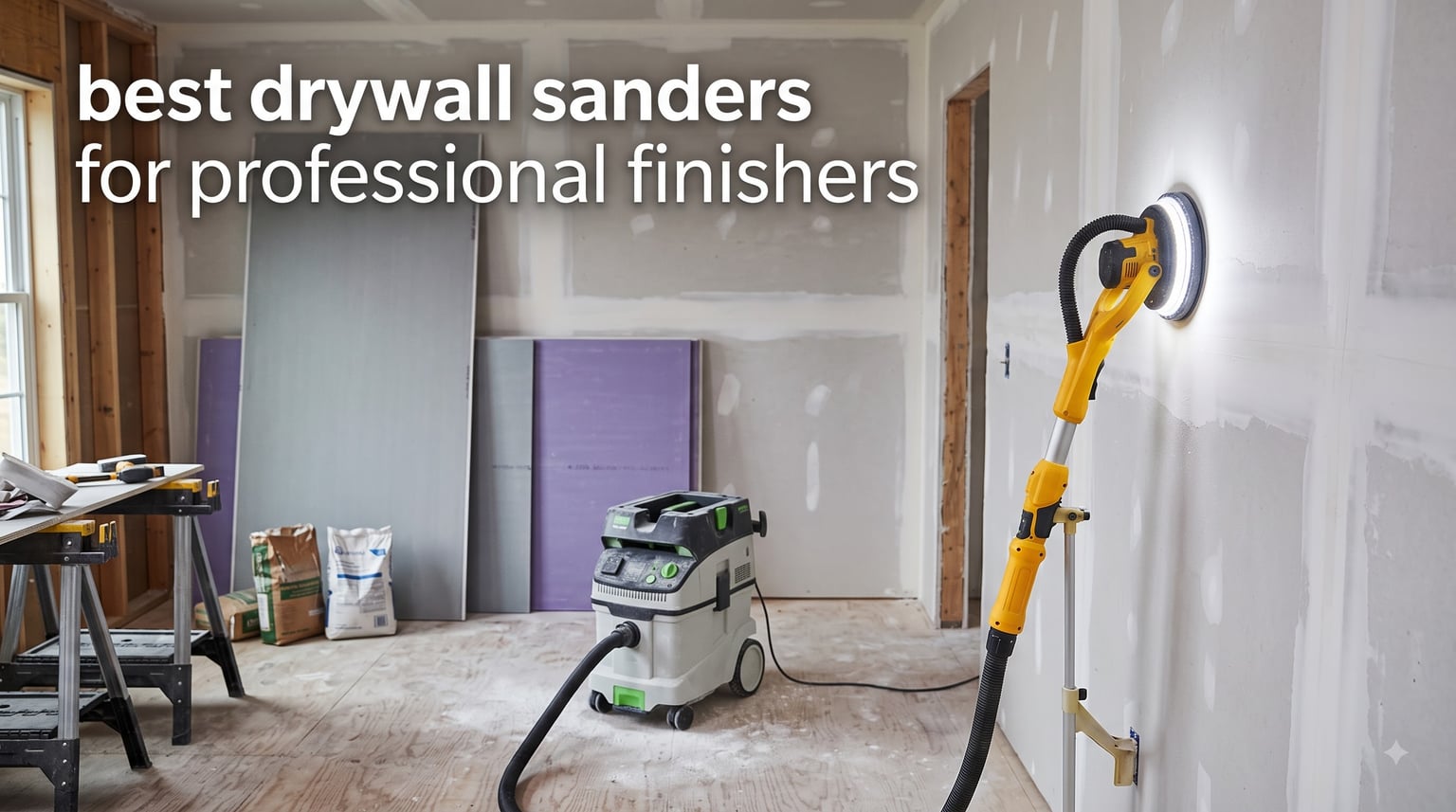 best drywall sanders for professional finishers