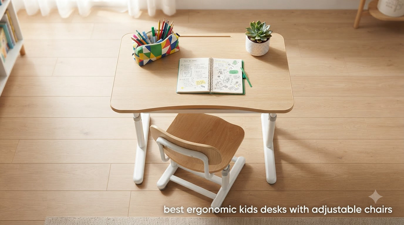 best ergonomic kids desks with adjustable chairs