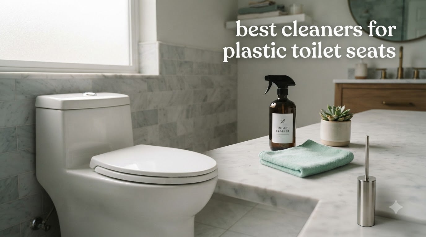 best cleaners for plastic toilet seats