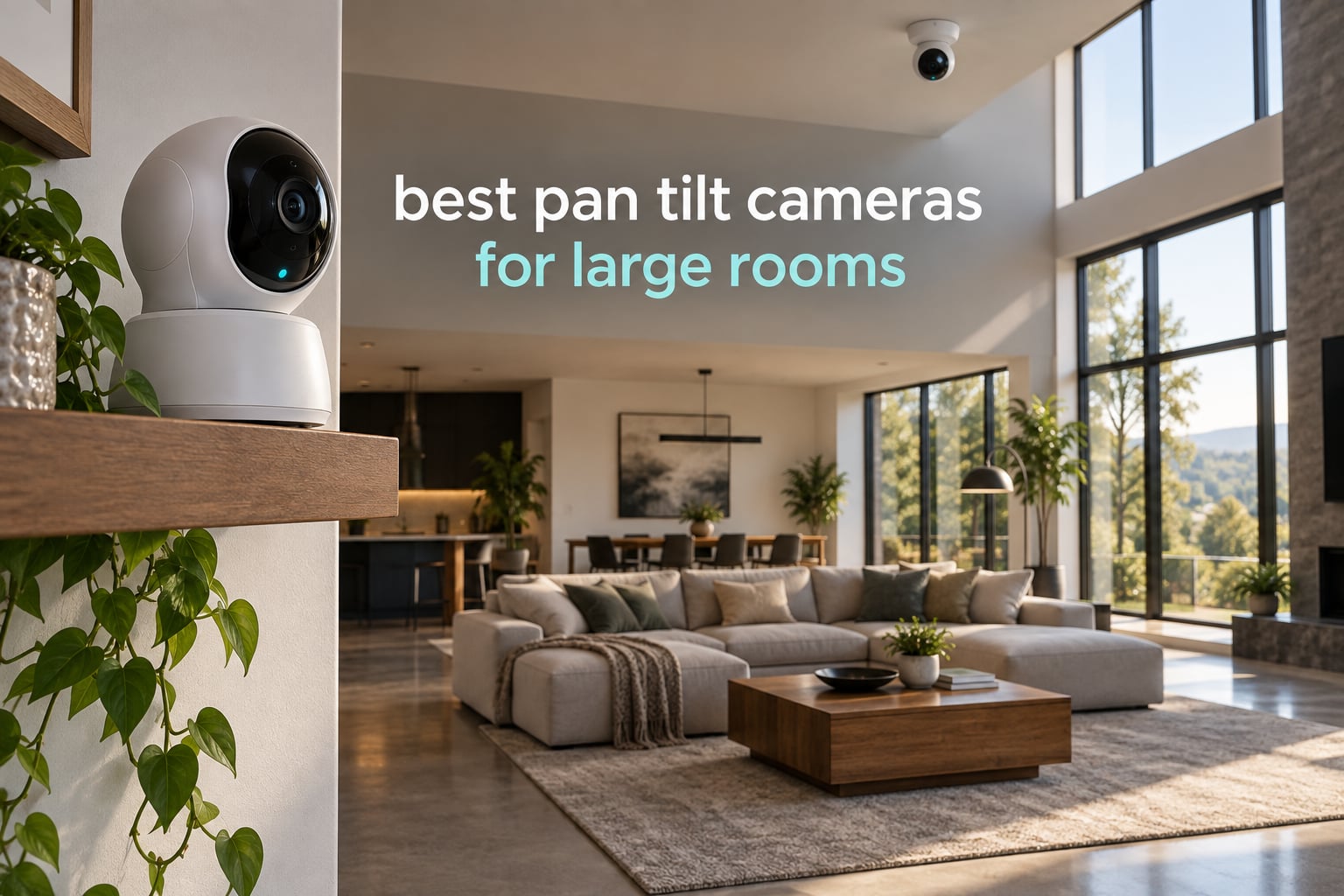 best pan tilt cameras for large rooms