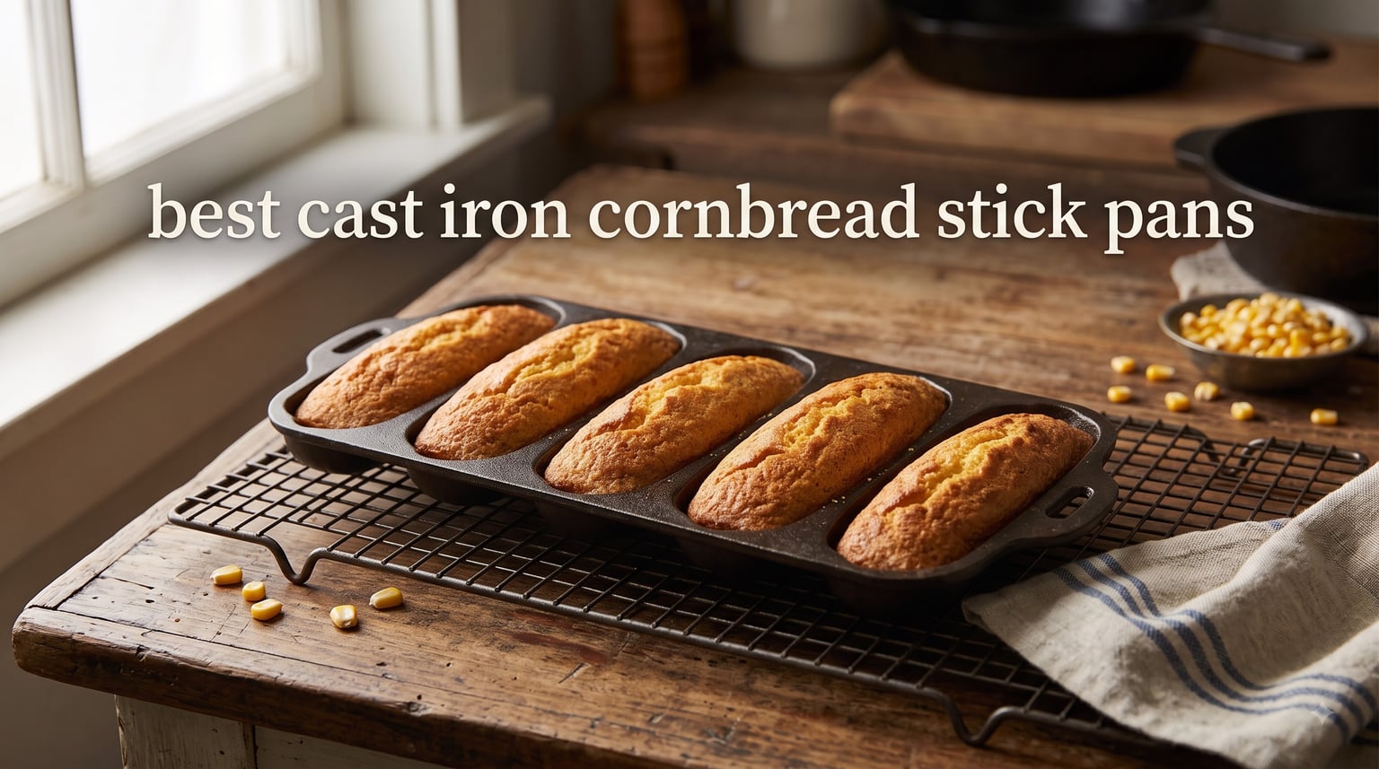 best cast iron cornbread stick pans