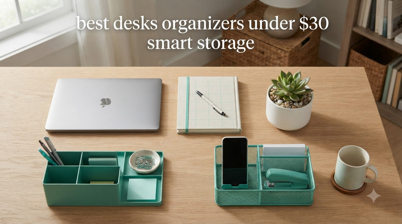 best desks organizers under $30 smart storage