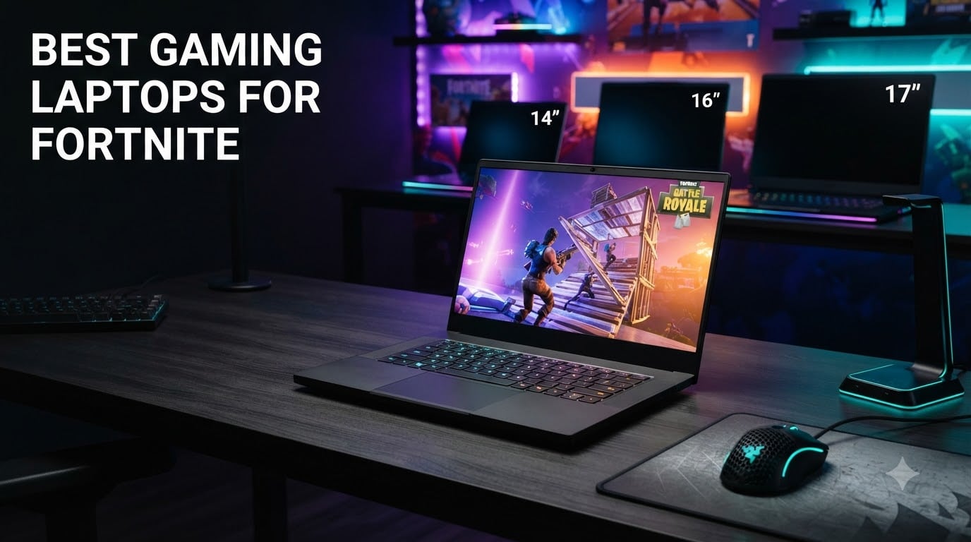 best gaming laptops for fortnite
