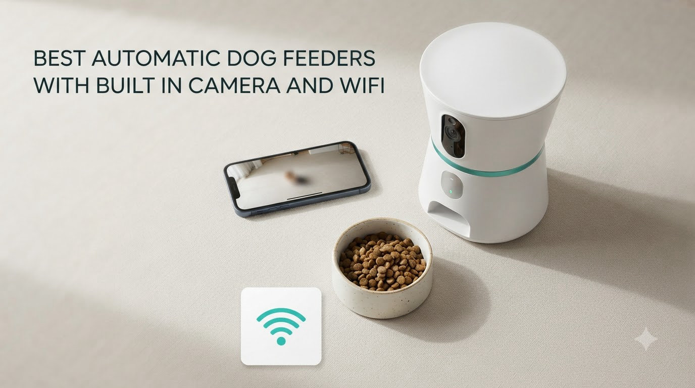 best automatic dog feeders with built in camera and wifi