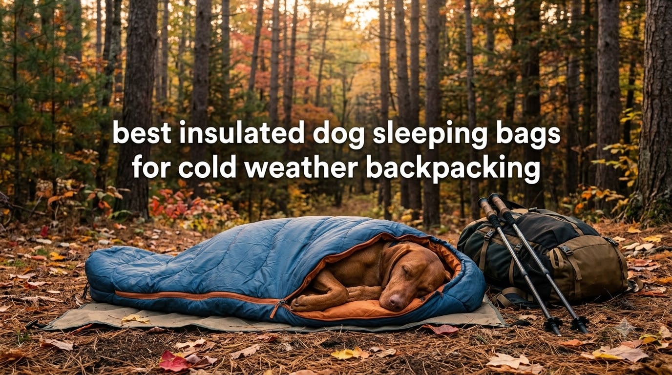 best insulated dog sleeping bags for cold weather backpacking