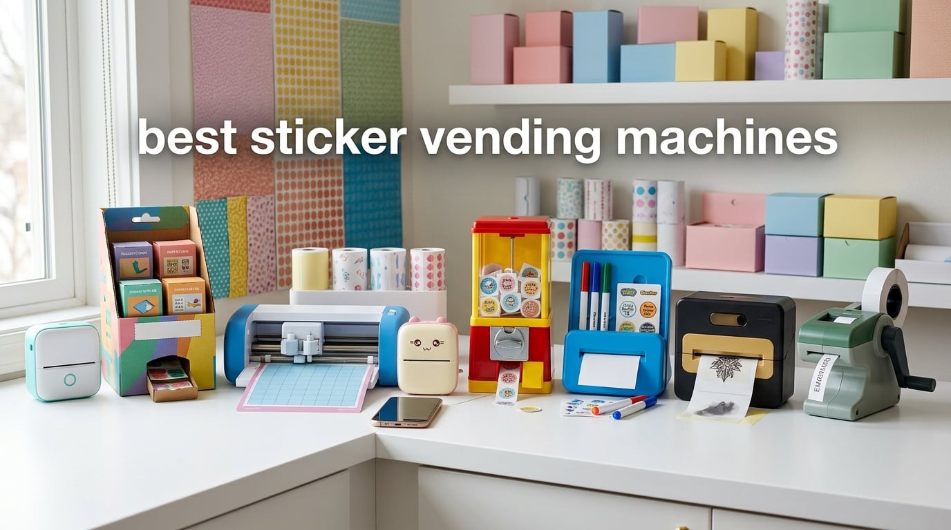 best sticker vending machines
