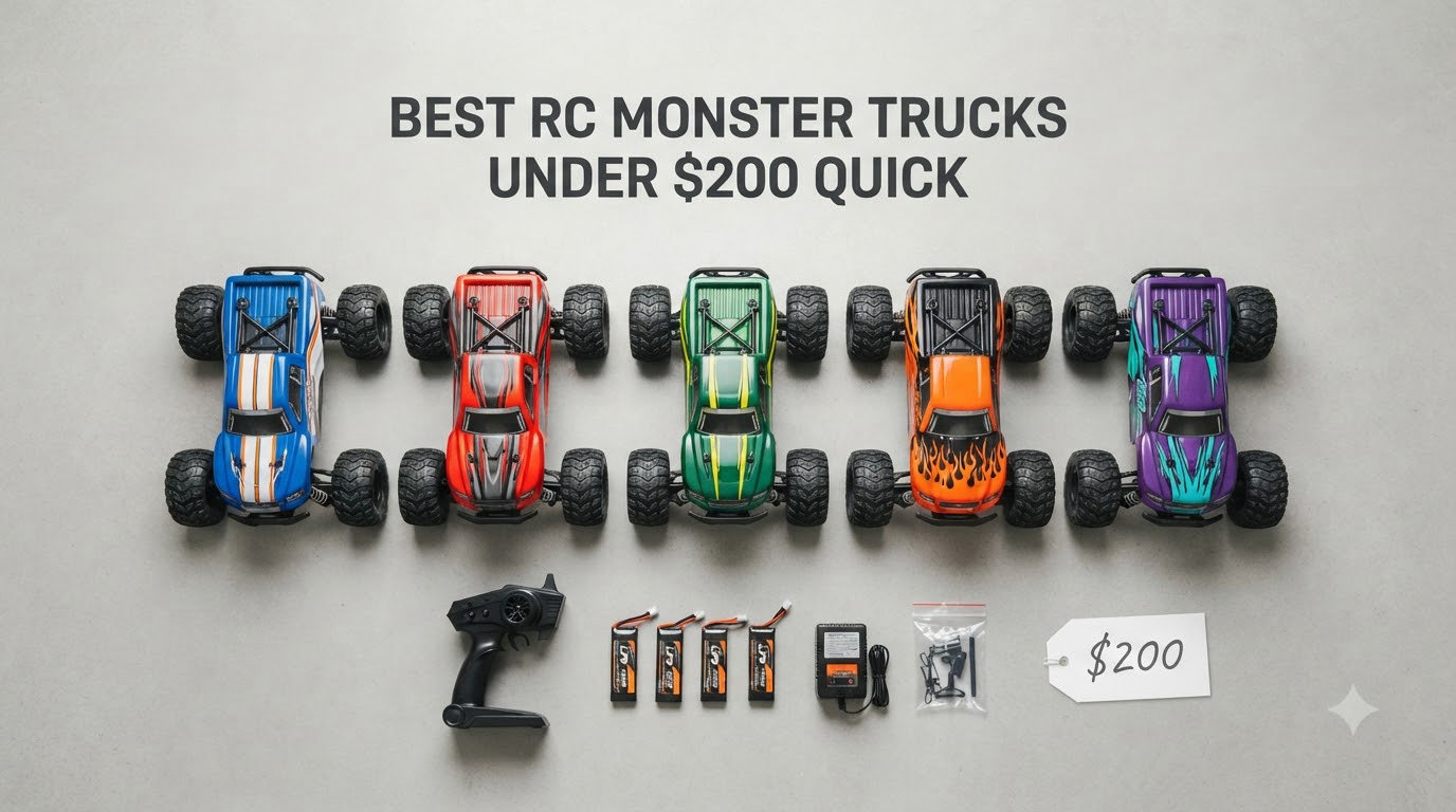 best rc monster trucks under $200 quick