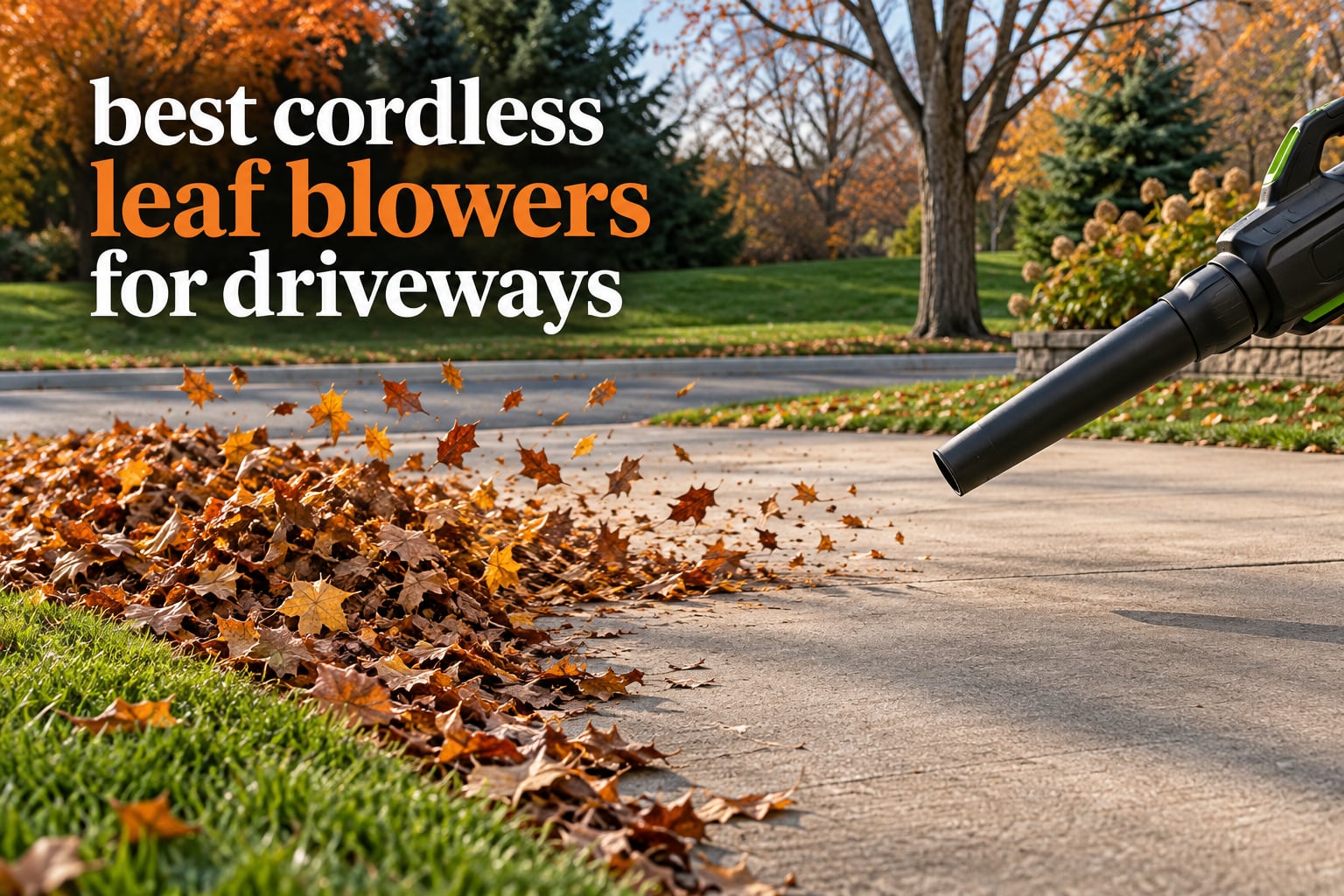 best cordless leaf blowers for driveways