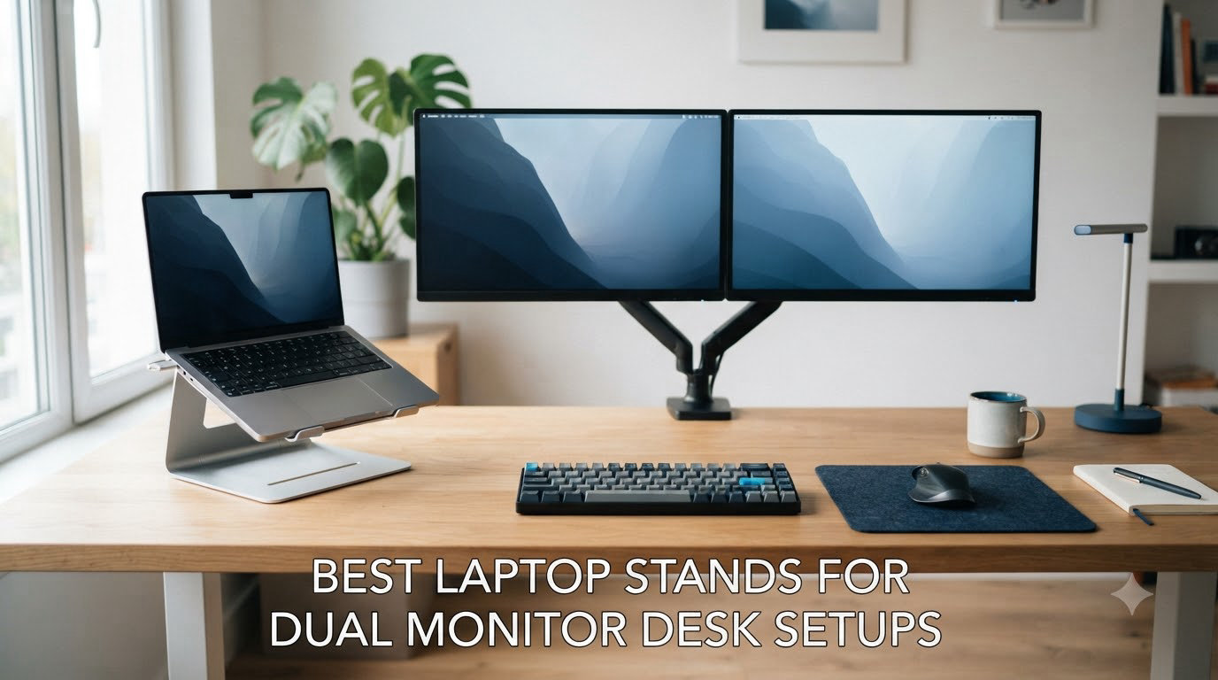 best laptop stands for dual monitor desk setups