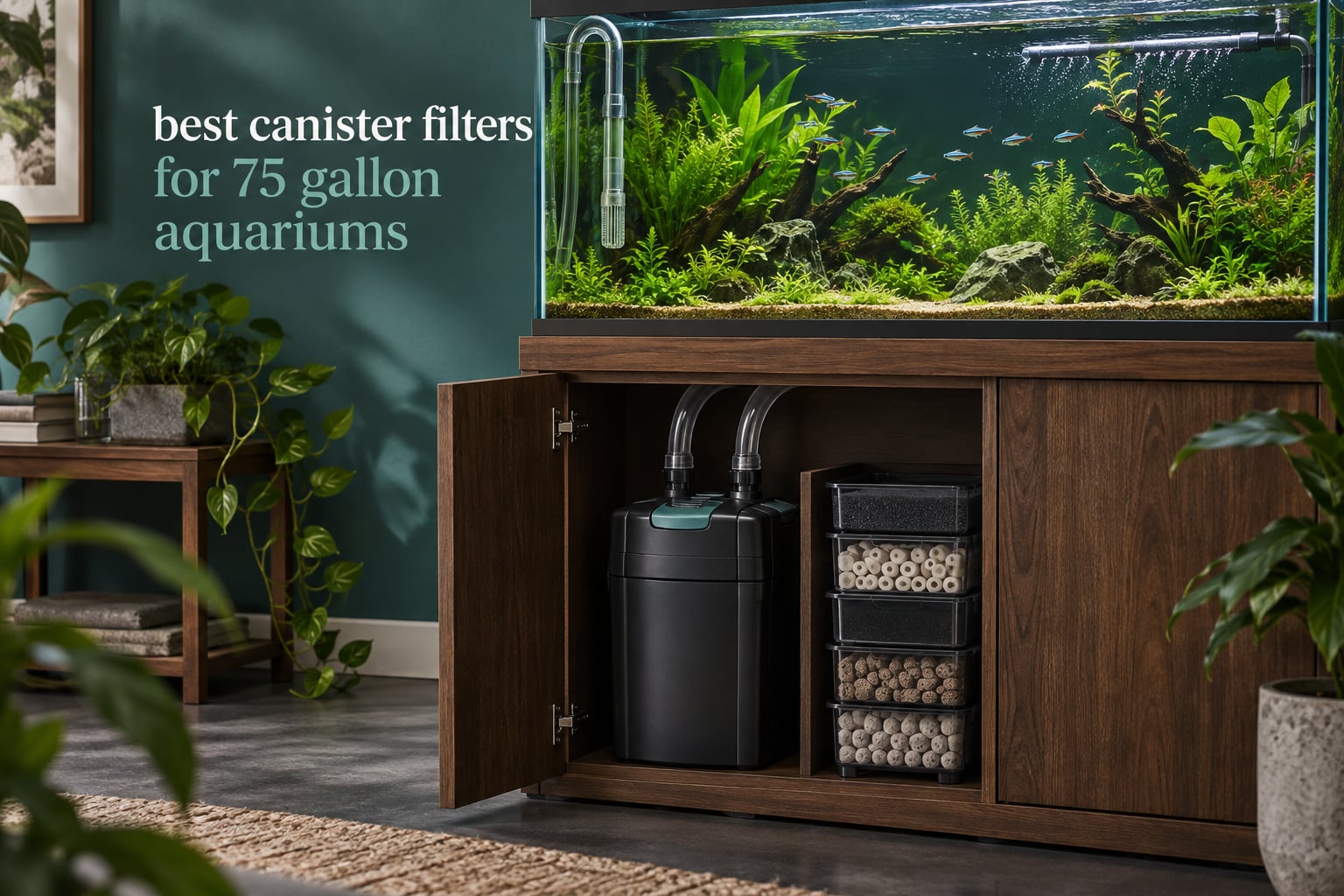best canister filters for 75 gallon aquariums