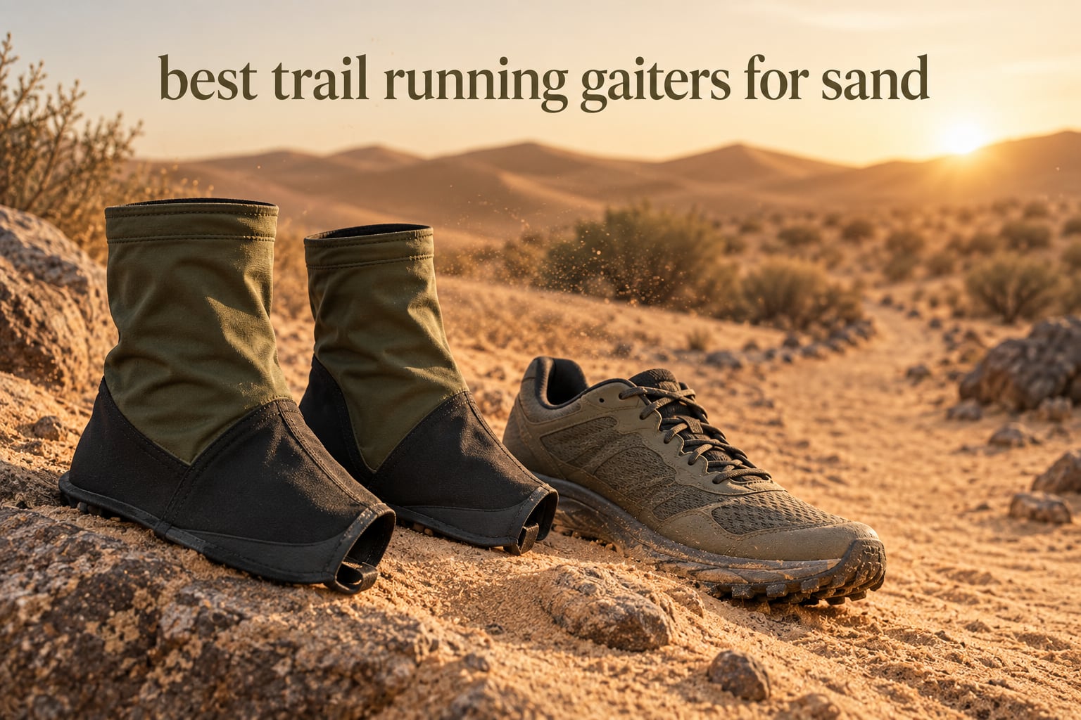 best trail running gaiters for sand