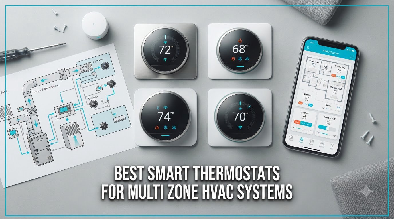 best smart thermostats for multi zone hvac systems