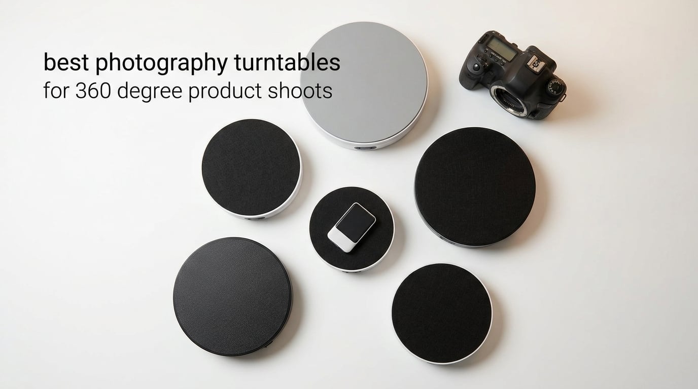 best photography turntables for 360 degree product shoots