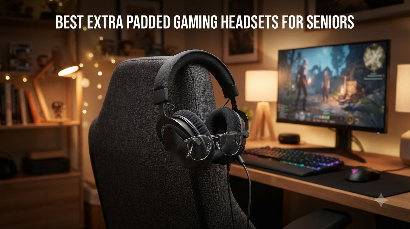 best extra padded gaming headsets for seniors