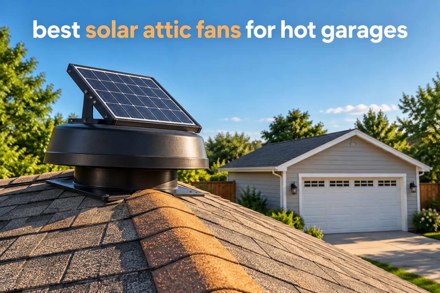 best solar attic fans for hot garages