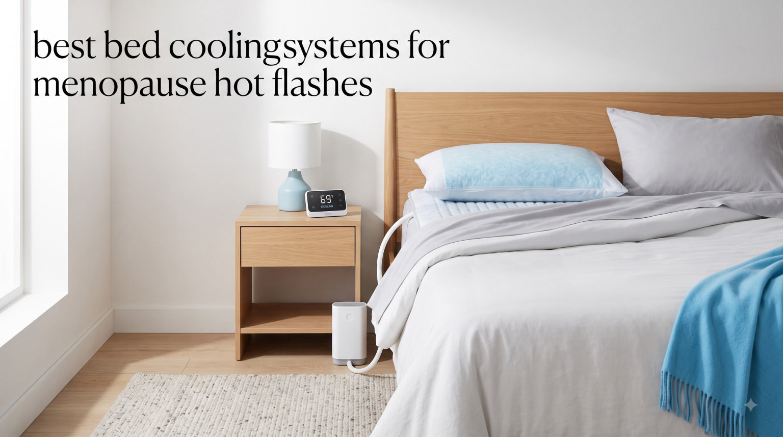 best bed cooling systems for menopause hot flashes