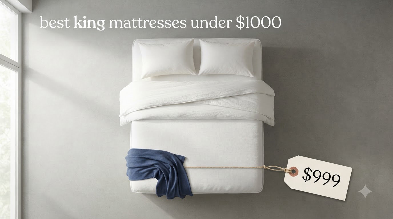 best king mattresses under $1000