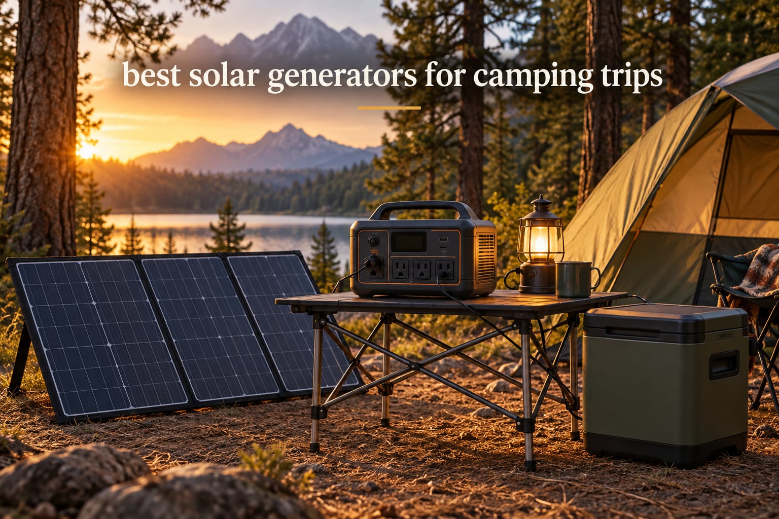 best solar generators for camping trips