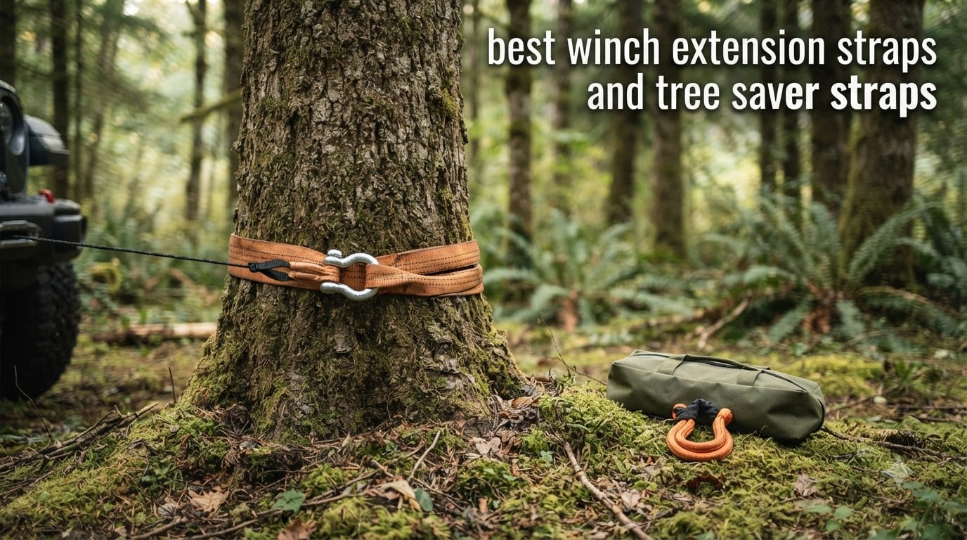 best winch extension straps and tree saver straps