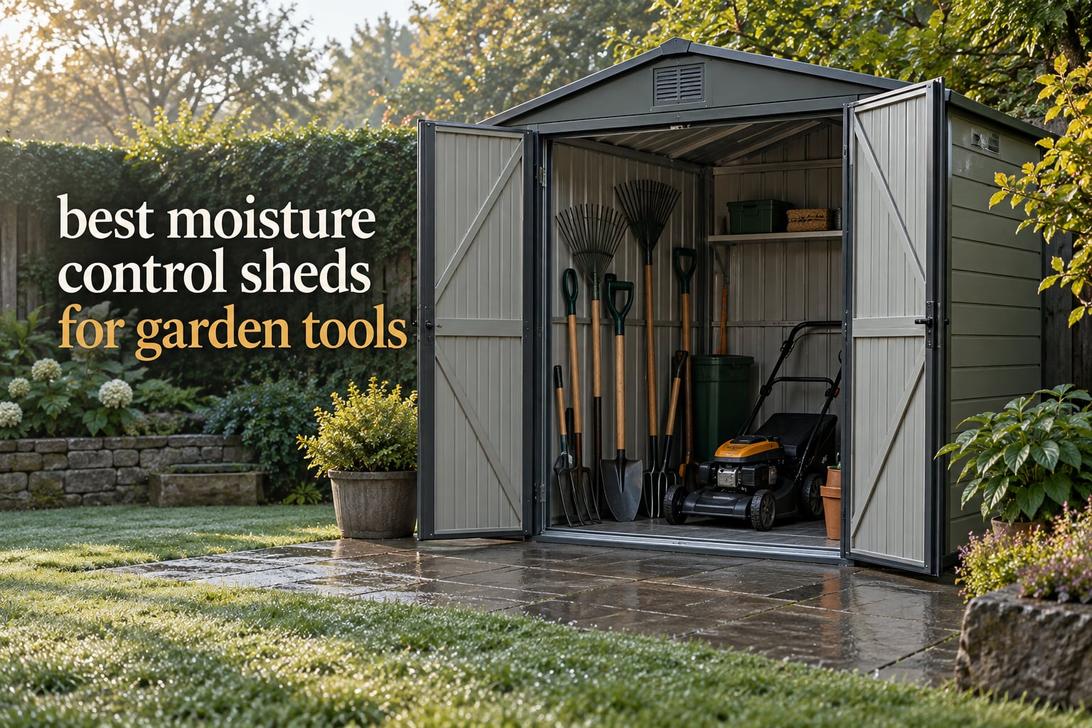 best moisture control sheds for garden tools