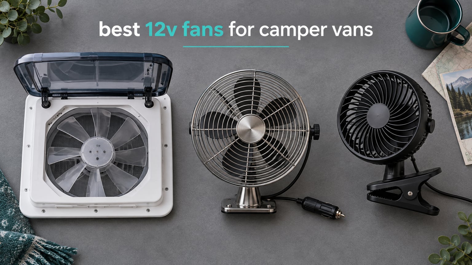 best 12v fans for camper vans