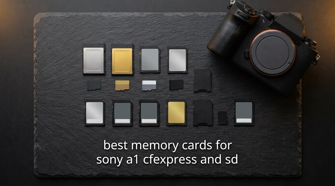 best memory cards for sony a1 cfexpress and sd