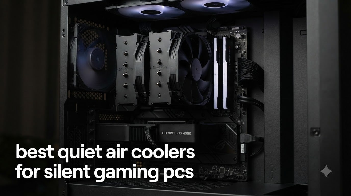 best quiet air coolers for silent gaming pcs