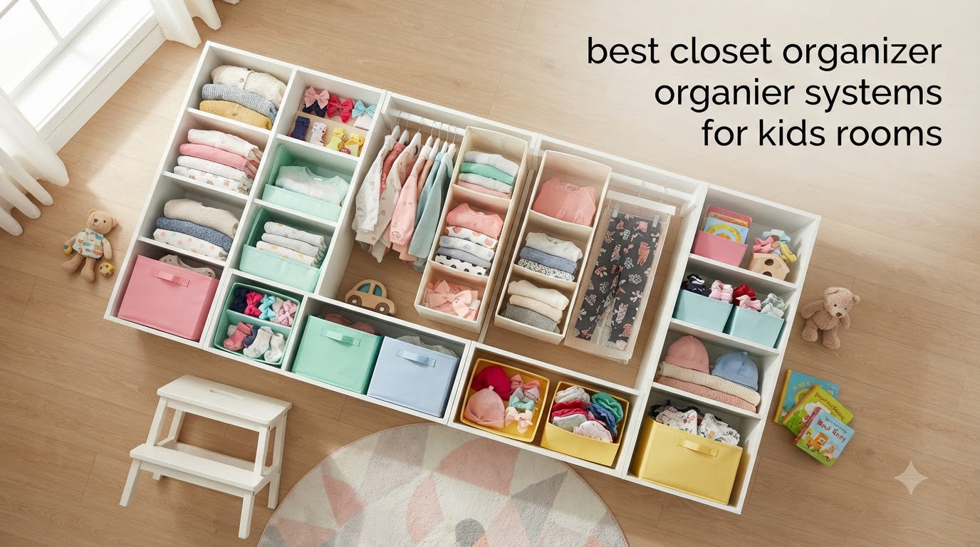 best closet organizer systems for kids rooms