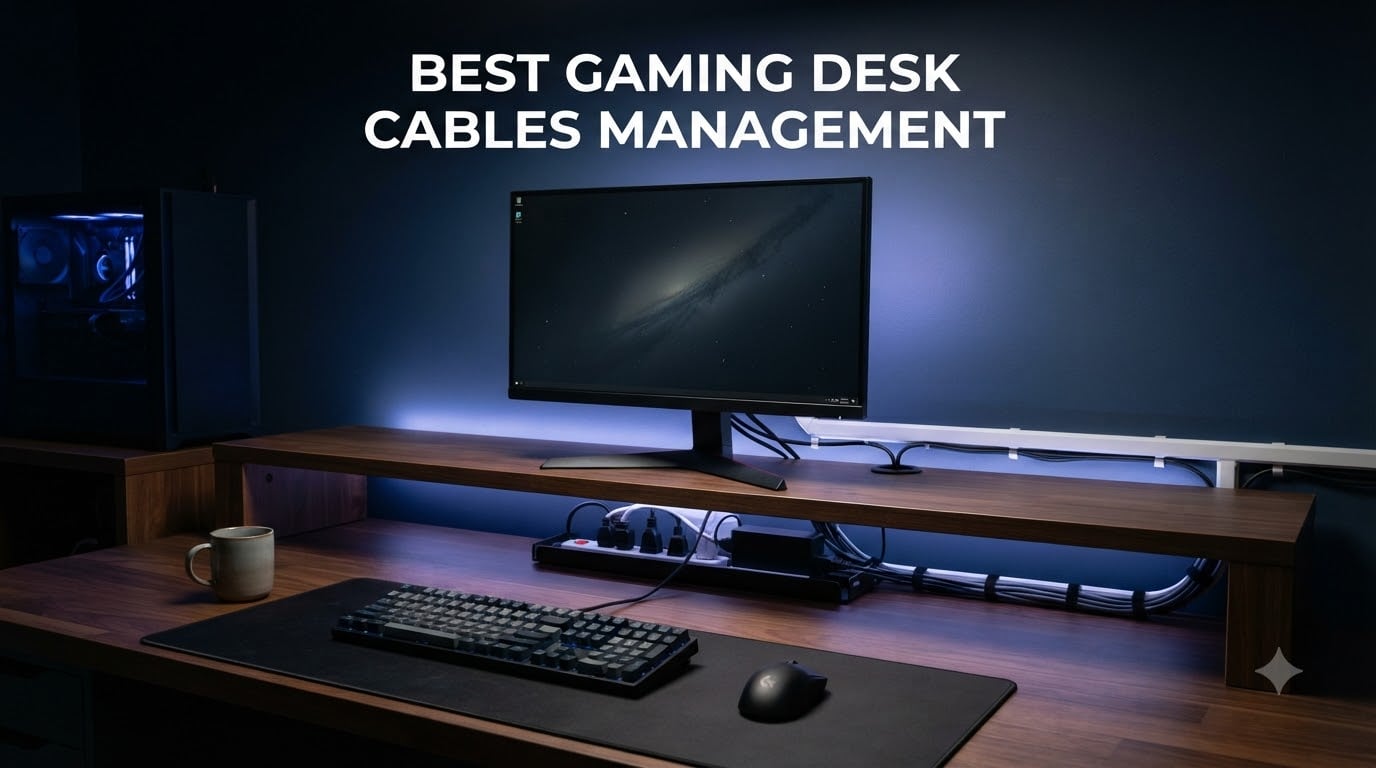best gaming desk cables management