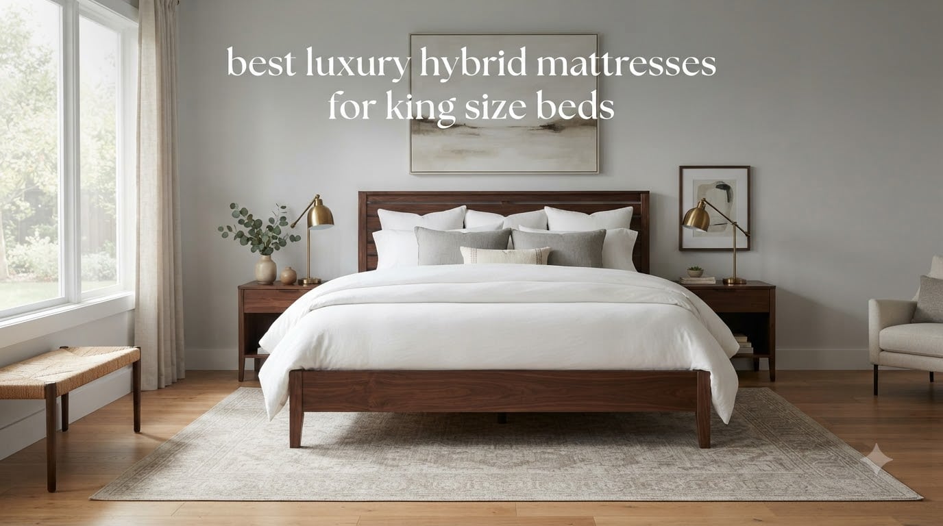 best luxury hybrid mattresses for king size beds