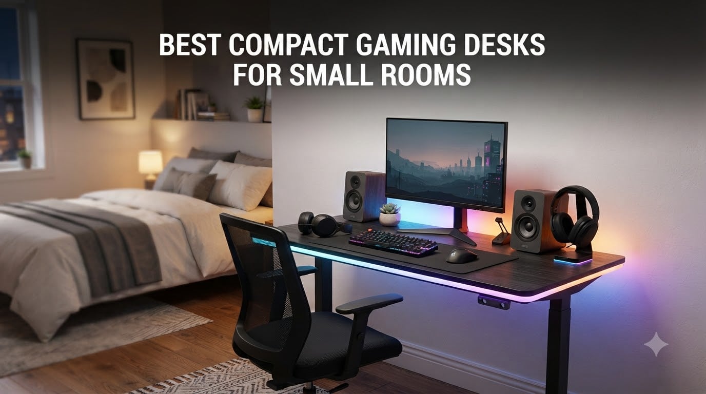 best compact gaming desks for small rooms